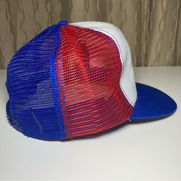 MLB Montreal Expos Size Med/Large ANNCO Tri-Color Mesh Snapback Trucker RARE - Picture 16 of 16